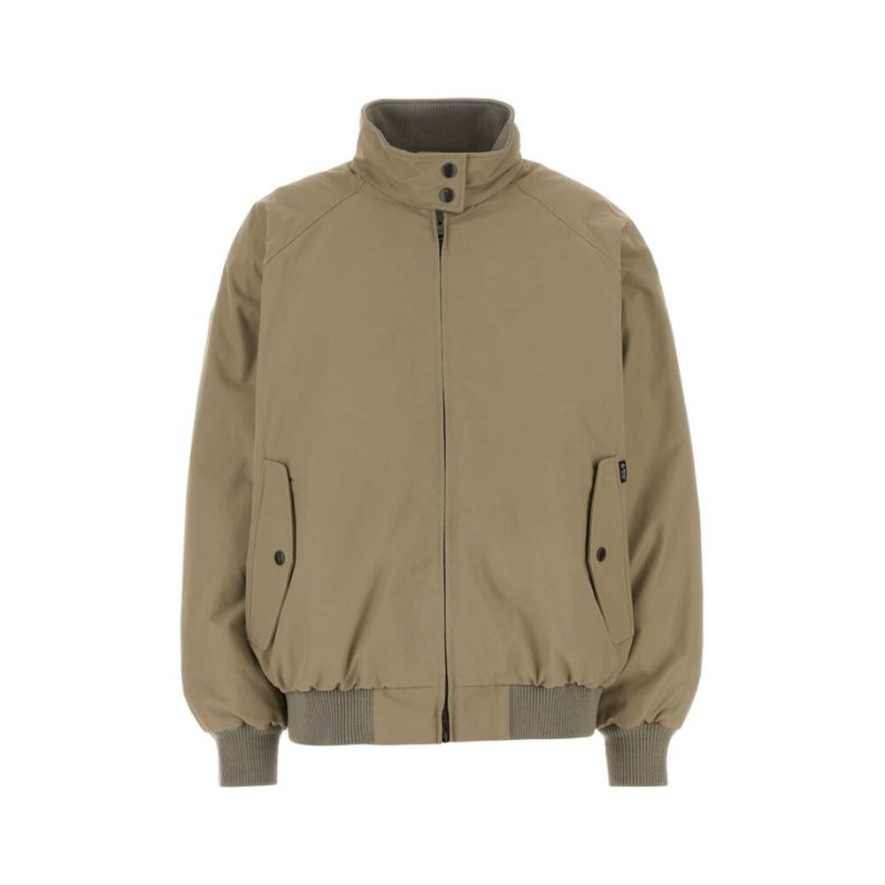 Prada Women Khaki Cotton Blend Down Jacket